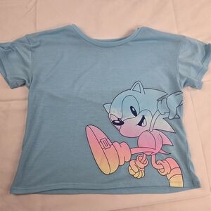 Sonic The Hedgehog Kids Pajamas Set Size 8